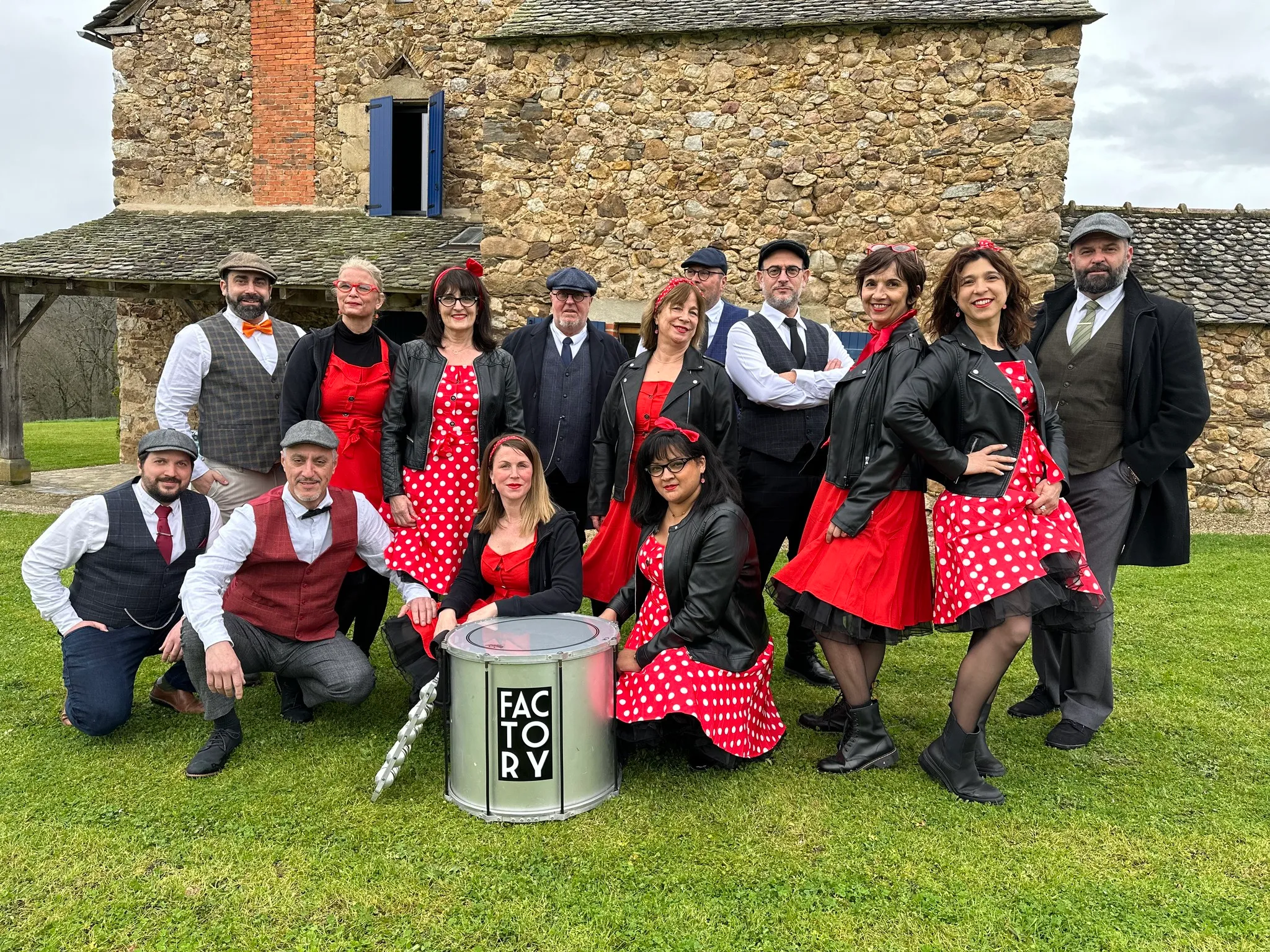 Le groupe Peaky Drummers