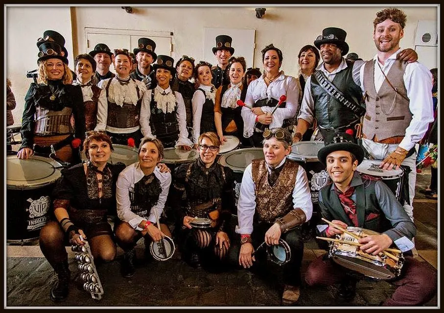 Le groupe Very Insolent Percussions
