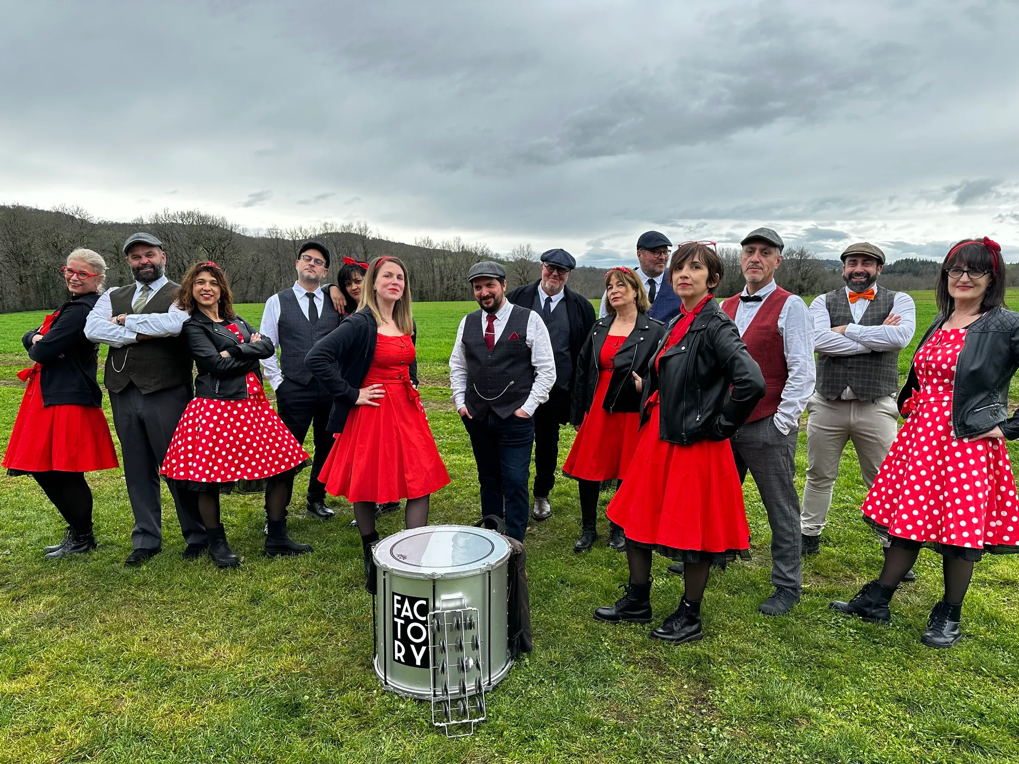 Le groupe Peaky Drummers